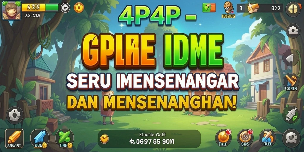 Screenshot gameplay 4P4P yang menunjukkan karakter sedang bekerja.