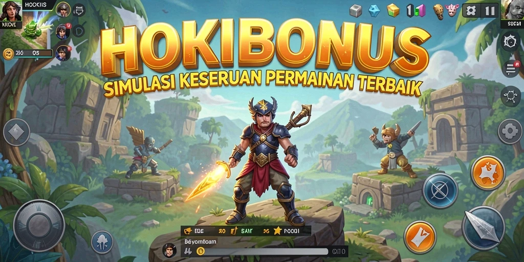 Screenshot HOKIBONUS menampilkan gameplay simulasi yang seru dan interaktif.