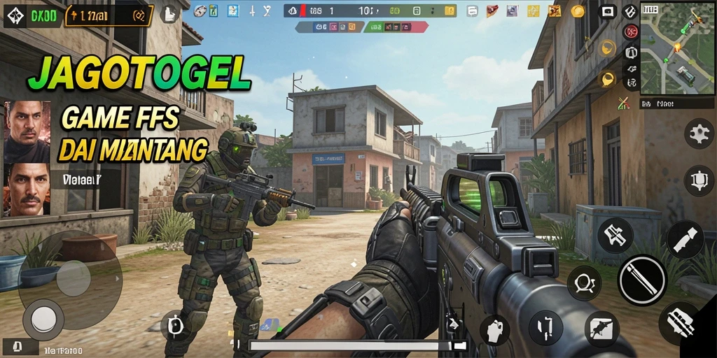 Tangkapan layar JAGOTOGEL menampilkan aksi mendebarkan dalam gameplay FPS.