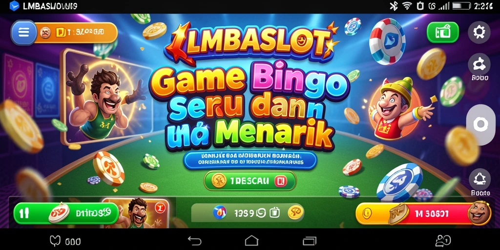 Screenshot gameplay menarik dengan banyak pemain Bingo aktif.
